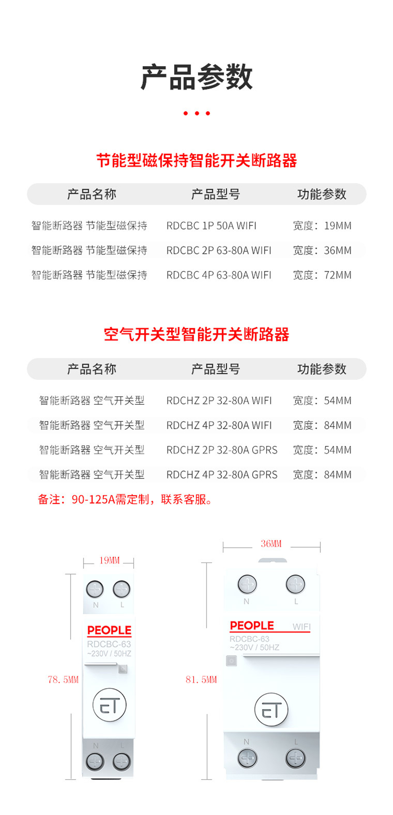 南宫NG·28相信品牌力量RDCBC-63节能智能无线控制断路器(外星人WIFI型) 