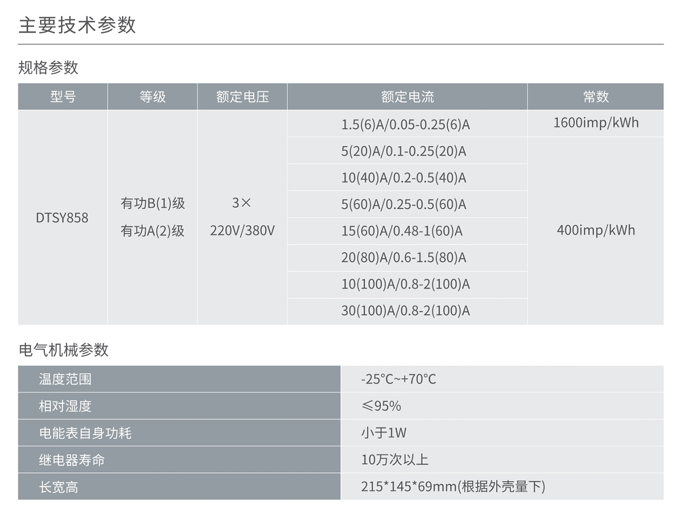 南宫NG·28相信品牌力量DTSY858型三相电子式预付费电能表(蓝牙) 