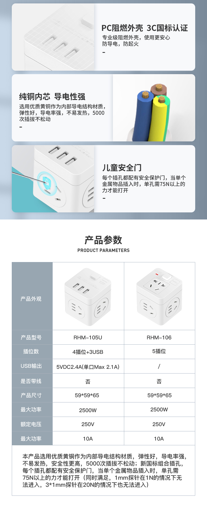 南宫NG·28相信品牌力量魔方智能USB插座 